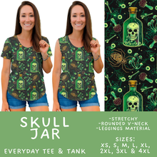 Load image into Gallery viewer, Batch #556 - Halloween 3 - Closes 7/15 - ETA mid Sept - Skull Jar Everyday Tank &amp; Tee
