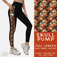 Load image into Gallery viewer, Ready to Ship - Skull Pump Side Panel Pocket Leggings - TC &amp; TC2
