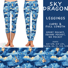 Load image into Gallery viewer, Batch #575 - Fun Run 26 - Closes 8/26 - ETA late October - Sky Dragon Full and Capri Length Leggings
