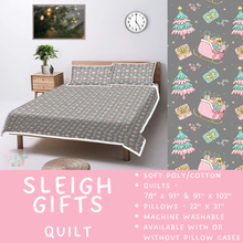 Load image into Gallery viewer, Batch  #410 - Cozy Quilts - Closes 9/10 - ETA late October - Sleigh Gifts Quilt
