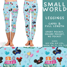 Load image into Gallery viewer, Batch #548 - May Request Run - Closes 6/26 - ETA late August - Small World Full and Capri Length Leggings
