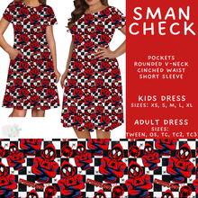 Load image into Gallery viewer, Batch #603 - September Request Run - Closes 10/26 - ETA mid/late Dec - SMan Check Adult &amp; Kids Dresses
