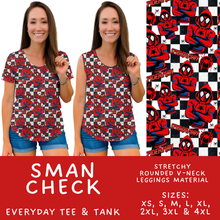Load image into Gallery viewer, Batch #603 - September Request Run - Closes 10/26 - ETA mid/late Dec - SMan Check Everyday Tank &amp; Tee

