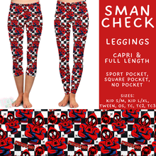 Load image into Gallery viewer, Batch #603 - September Request Run - Closes 10/26 - ETA mid/late Dec - SMan Check Full and Capri Length Leggings
