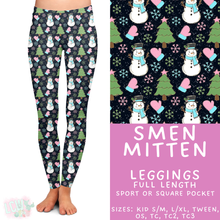 Load image into Gallery viewer, Ready to Ship - SMen Mitten Full Length Leggings - Sport Pocket OS
