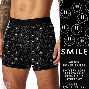 Batch #340 - Comfortable Underwear 4 - Closes 5/16 - ETA early July - Smile Men's Boxer Briefs