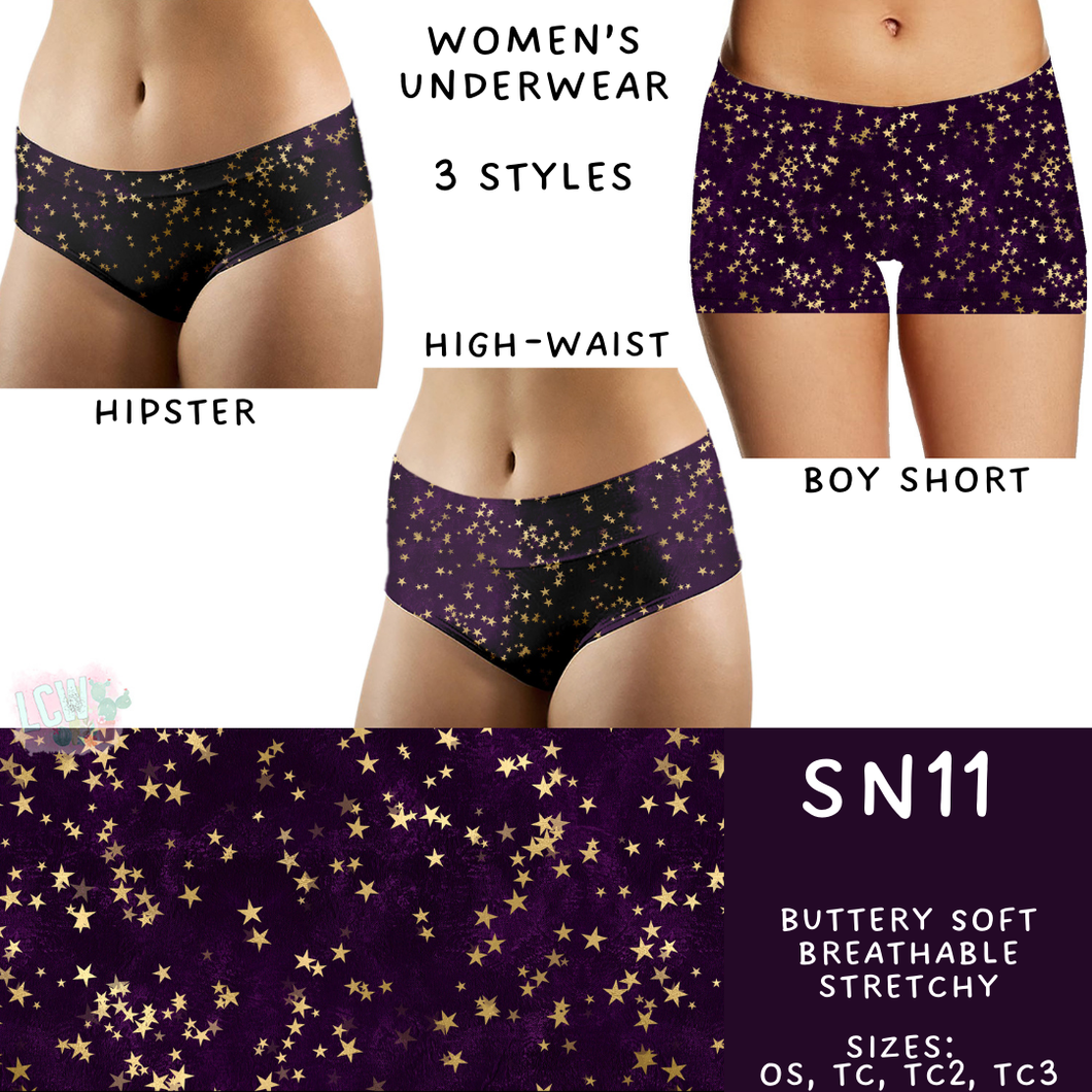 Ready to Ship - SN11 Women's Underwear - Hipster & High Waist