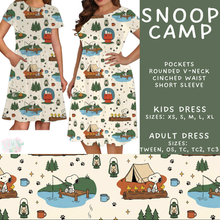 Load image into Gallery viewer, Batch #548 - May Request Run - Closes 6/26 - ETA late August - Snoop Camp Adult &amp; Kids Dresses
