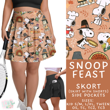 Load image into Gallery viewer, Batch #409 - Character Fall 2 - Closes 9/8 - ETA late October - Snoop Feast Skort
