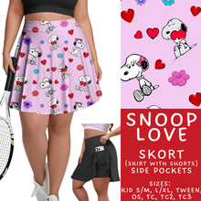 Load image into Gallery viewer, Batch #457 - Magical Character Love Collection - Closes 12/1 - ETA mid Jan - Snoop Love Alien Skort
