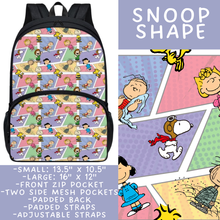 Load image into Gallery viewer, Batch #545 - Back to School 3 - Closes 6/19 - ETA early/mid August - Snoop Shape Backpacks
