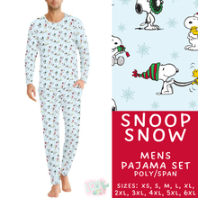 Load image into Gallery viewer, Batch #584 - Christmas Family Pajamas - Closes 9/11 - ETA mid Nov - Snoop Snow Men's Pajama Set
