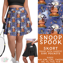 Load image into Gallery viewer, Batch #411 - July Request Run - Closes 9/11 - ETA late October - Snoop Spook Skort
