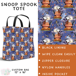 Batch #411 - July Request Run - Closes 9/11 - ETA late October - Snoop Spook Tote