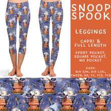 Load image into Gallery viewer, Batch #567 - Magical Character Halloween - Closes 8/10 - ETA early Oct - Snoop Spook Full and Capri Length Leggings
