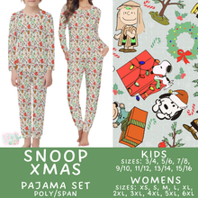 Load image into Gallery viewer, Batch #584 - Christmas Family Pajamas - Closes 9/11 - ETA mid Nov - Snoop Xmas Womens &amp; Kids Pajama Set
