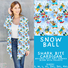 Load image into Gallery viewer, Batch #606 - Magical Character Winter - Closes 10/30 - ETA late Dec - Snow Ball Cardigan
