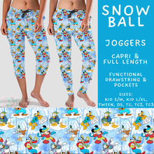 Load image into Gallery viewer, Batch #606 - Magical Character Winter - Closes 10/30 - ETA late Dec - Snow Ball Full and Capri Length Joggers
