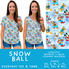 Load image into Gallery viewer, Batch #606 - Magical Character Winter - Closes 10/30 - ETA late Dec - Snow Ball Everyday Tank &amp; Tee
