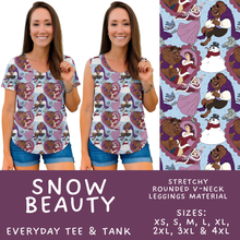 Load image into Gallery viewer, Batch #606 - Magical Character Winter - Closes 10/30 - ETA late Dec - Snow Beauty Everyday Tank &amp; Tee
