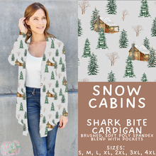 Load image into Gallery viewer, Batch #433 - Winter Cabin - Closes 10/20 - ETA early Dec - Snow Cabins Cardigan
