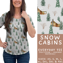 Load image into Gallery viewer, Batch #433 - Winter Cabin - Closes 10/20 - ETA early Dec - Snow Cabins Everyday Tee
