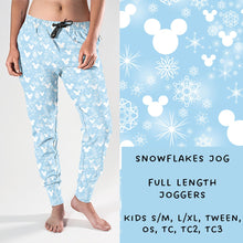 Load image into Gallery viewer, Ready To Ship - Snowflakes Joggers
