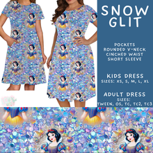 Load image into Gallery viewer, Batch #557 - Princess Glitter - Closes 7/17 - ETA mid Sept - Snow Glit Adult &amp; Kids Dresses
