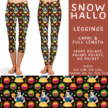Load image into Gallery viewer, Batch #569 - Princess Halloween - Closes 8/14 - ETA early/mid Oct - Snow Hallo Full and Capri Length Leggings
