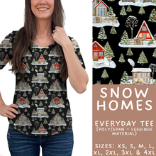 Load image into Gallery viewer, Batch #433 - Winter Cabin - Closes 10/20 - ETA early Dec - Snow Homes Everyday Tee
