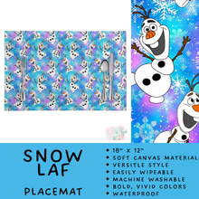 Load image into Gallery viewer, Batch #602 - Table Runners &amp; Placemats - Closes 10/23 - ETA mid Dec - Snow Laf Placemat
