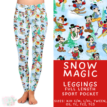 Load image into Gallery viewer, Batch #434 - Magical Christmas - Closes 10/22 - ETA early Dec - Snow Magic Full Length Leggings
