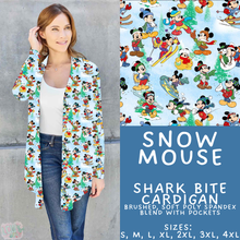 Load image into Gallery viewer, Batch #606 - Magical Character Winter - Closes 10/30 - ETA late Dec - Snow Mouse Cardigan
