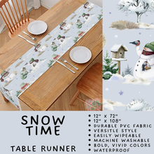 Load image into Gallery viewer, Batch #588 - Table Runners - Closes 9/21 - ETA early/mid Nov - Snow Time Table Runner
