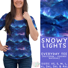 Load image into Gallery viewer, Batch #435 - Winter Wonderland 3 - Closes 10/23 - ETA early/mid Dec - Snowy Lights Everyday Tee
