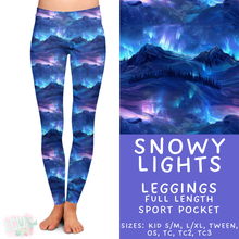 Load image into Gallery viewer, Batch #435 - Winter Wonderland 3 - Closes 10/23 - ETA early/mid Dec - Snowy Lights Full Length Leggings
