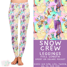 Load image into Gallery viewer, Ready to Ship - Snow Crew Full Length Leggings - Square Pocket OS

