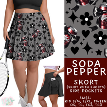 Load image into Gallery viewer, Batch #411 - July Request Run - Closes 9/11 - ETA late October - Soda Pepper Skort
