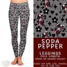Load image into Gallery viewer, Ready to Ship - Soda Pepper Full Length Leggings - Sport Pocket OS
