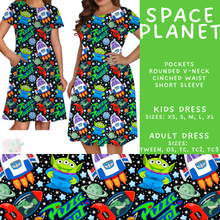 Load image into Gallery viewer, Batch #552 - Magical Faves 22 - Closes 7/6 - ETA early Sept - Space Planet Adult &amp; Kids Dresses
