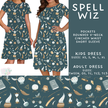 Load image into Gallery viewer, Batch #607 - Fun Run 28 - Closes 11/2 - ETA early Jan - Spell Wiz Adult &amp; Kids Dresses
