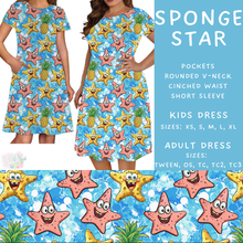 Load image into Gallery viewer, Batch #339 - Character Summer - Closes 5/15 - ETA mid July - Sponge Star Adult &amp; Kids Dresses
