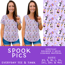 Load image into Gallery viewer, Batch #568 - Halloween Spooky Sets 3 - Closes 8/12 - ETA early October - Spook Pics Everyday Tank &amp; Tee
