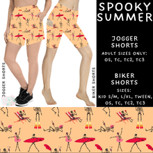 Load image into Gallery viewer, Ready to Ship - Spooky Summer Jogger Shorts - OS &amp; TC2
