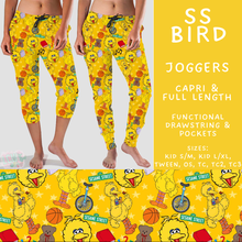 Load image into Gallery viewer, Batch #544 - Cool Characters 16 - Closes 6/17 - ETA mid August - SS Bird Full and Capri Length Joggers

