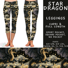 Load image into Gallery viewer, Batch #578 - July Request Run - Closes 8/31 - ETA late October - Star Dragon Full and Capri Length Leggings
