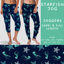 Load image into Gallery viewer, Batch #307 - Sea Life - Closes 3/20 - ETA mid May - Starfish Full and Capri Length Joggers
