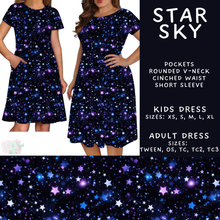 Load image into Gallery viewer, Batch #592 -  Fun Run 27 - Closes 9/30 - ETA late Nov - Star Sky Adult &amp; Kids Dresses
