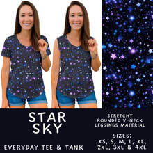 Load image into Gallery viewer, Batch #592 -  Fun Run 27 - Closes 9/30 - ETA late Nov - Star Sky Everyday Tank &amp; Tee
