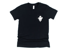 Load image into Gallery viewer, Wholesale Stay Spooky Pocket Print Graphic Tee - Black Tee
